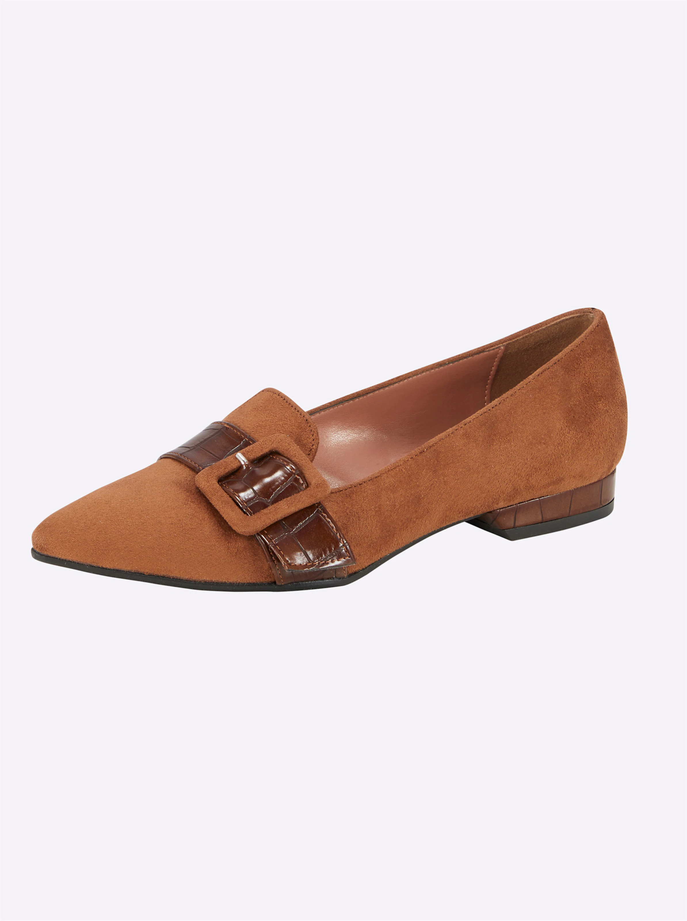 heine Slipper in cognac
