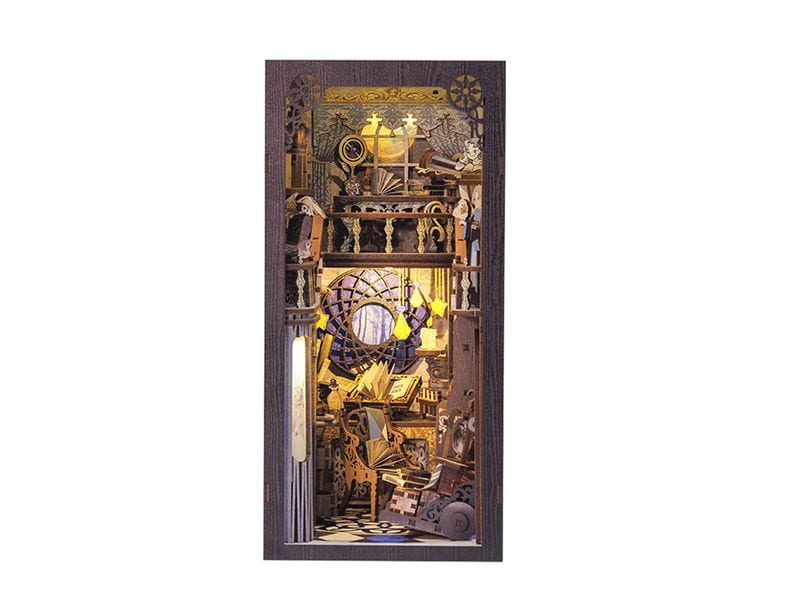 Cutebee Bausatz Nebula Rest Room 3D-Modell aus lasergeschnittenen Holzteilen