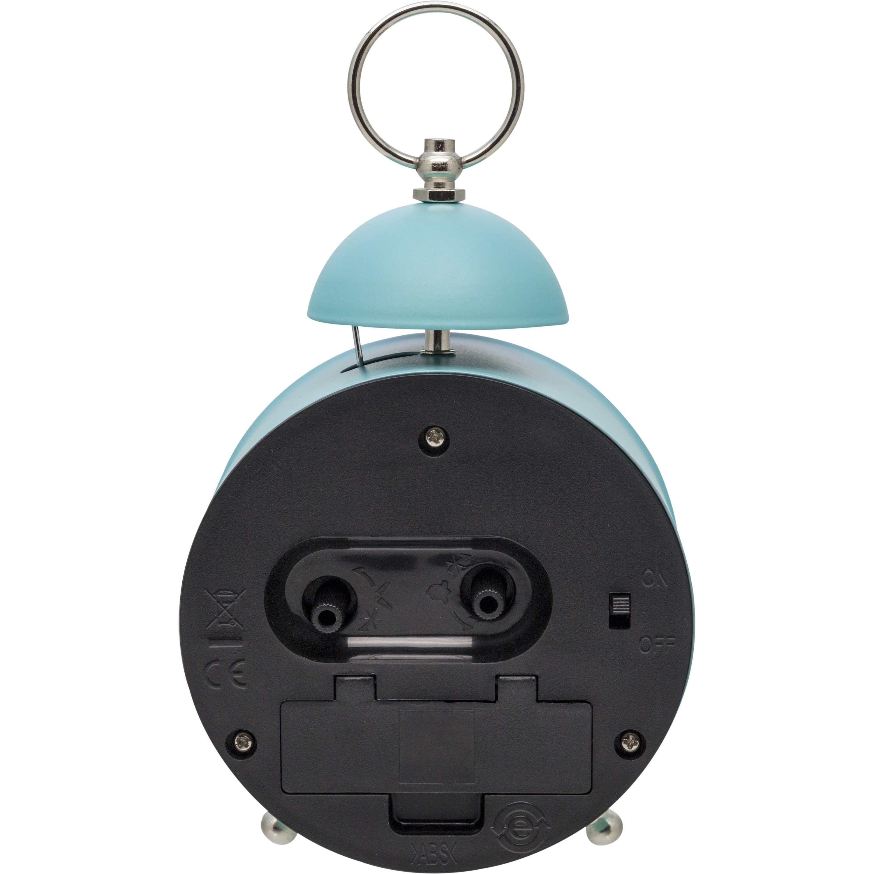NeXtime - NeXtime - Wekker -  16 cm - Metaal - Turquoise - 'Single