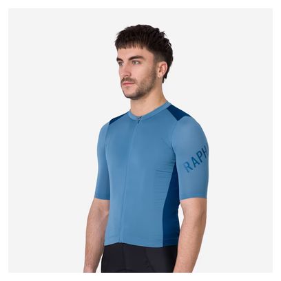 Maillot Manches Courtes Rapha Pro Team Training Bleu
