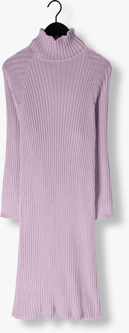 Y.A.S. lila y.a.s. midi jurk yasmavi knit midi rollneck dress