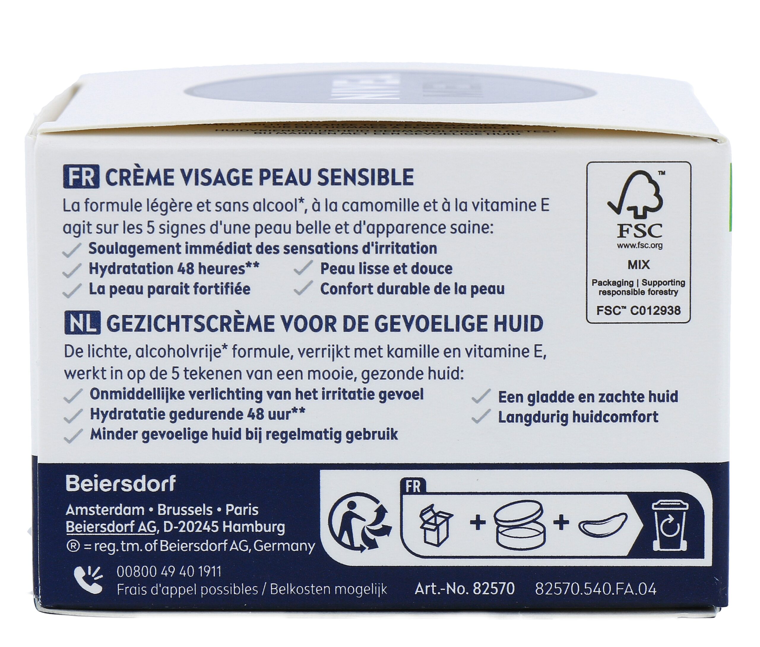 Nivea Men gezichtscreme sensitive (50 ml)