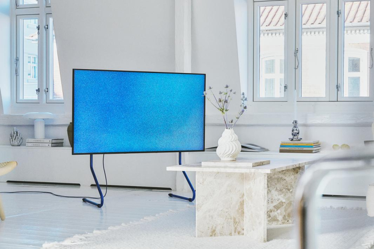 Pedestal Sway tv-standaard Dusty Rose