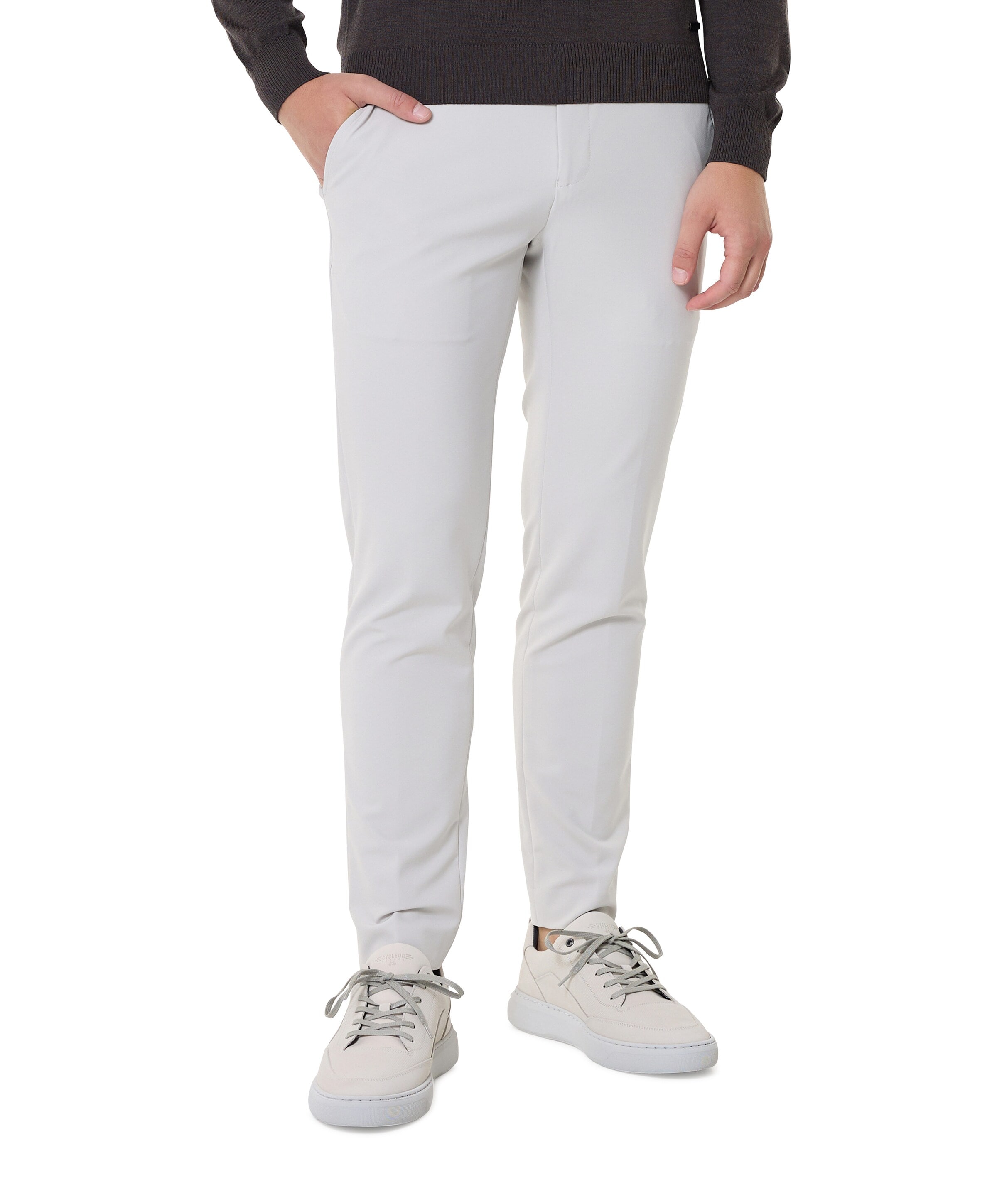 Born with appetite Das Jersey Pants Free Move heren pantalon grijs