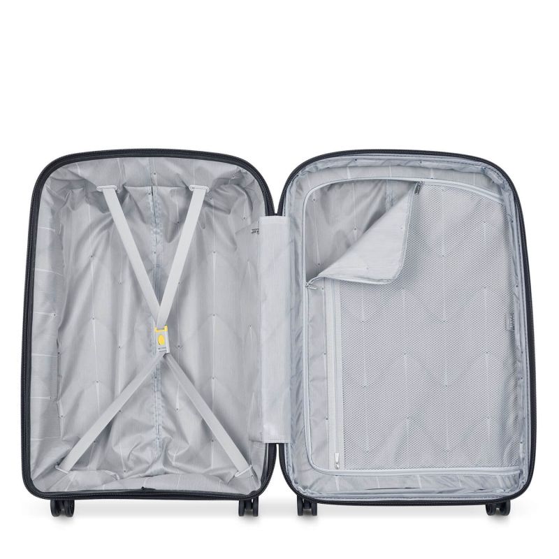 Valise rigide Belmont Plus Extensible 70 cm Matières Recyclées Noir