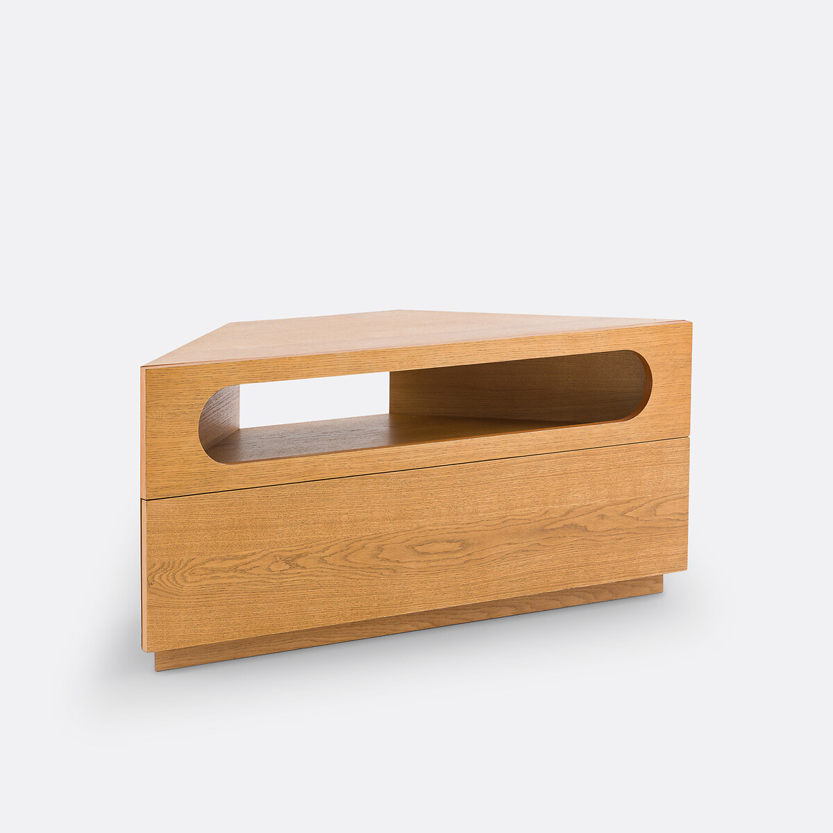 LA REDOUTE INTERIEURS<br>Móvel TV de canto em folheado de carvalho, Vonti