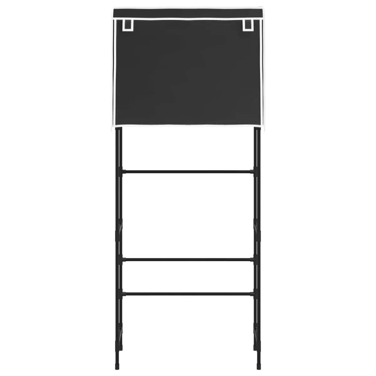 Helloshop26 Support de rangement machine à laver noir