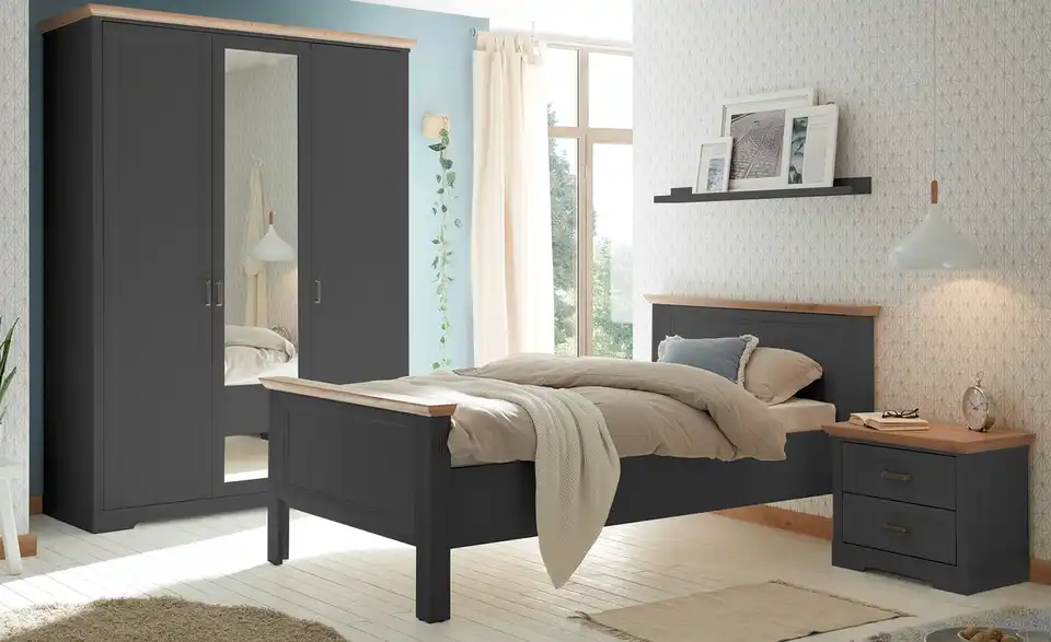 Bett Jasmin II Graphit 100 cm