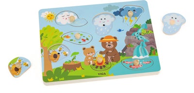 VIGA 4-in-1 Lydpuslespill