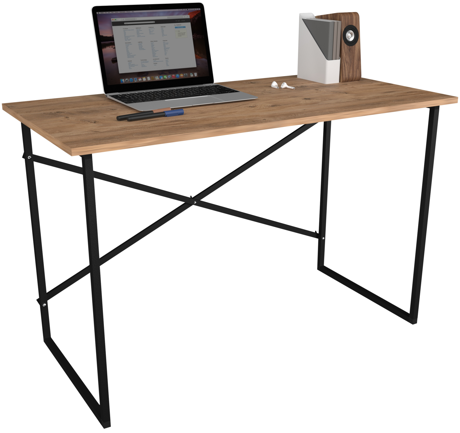Schreibtisch - Honig Eiche - 90 cm