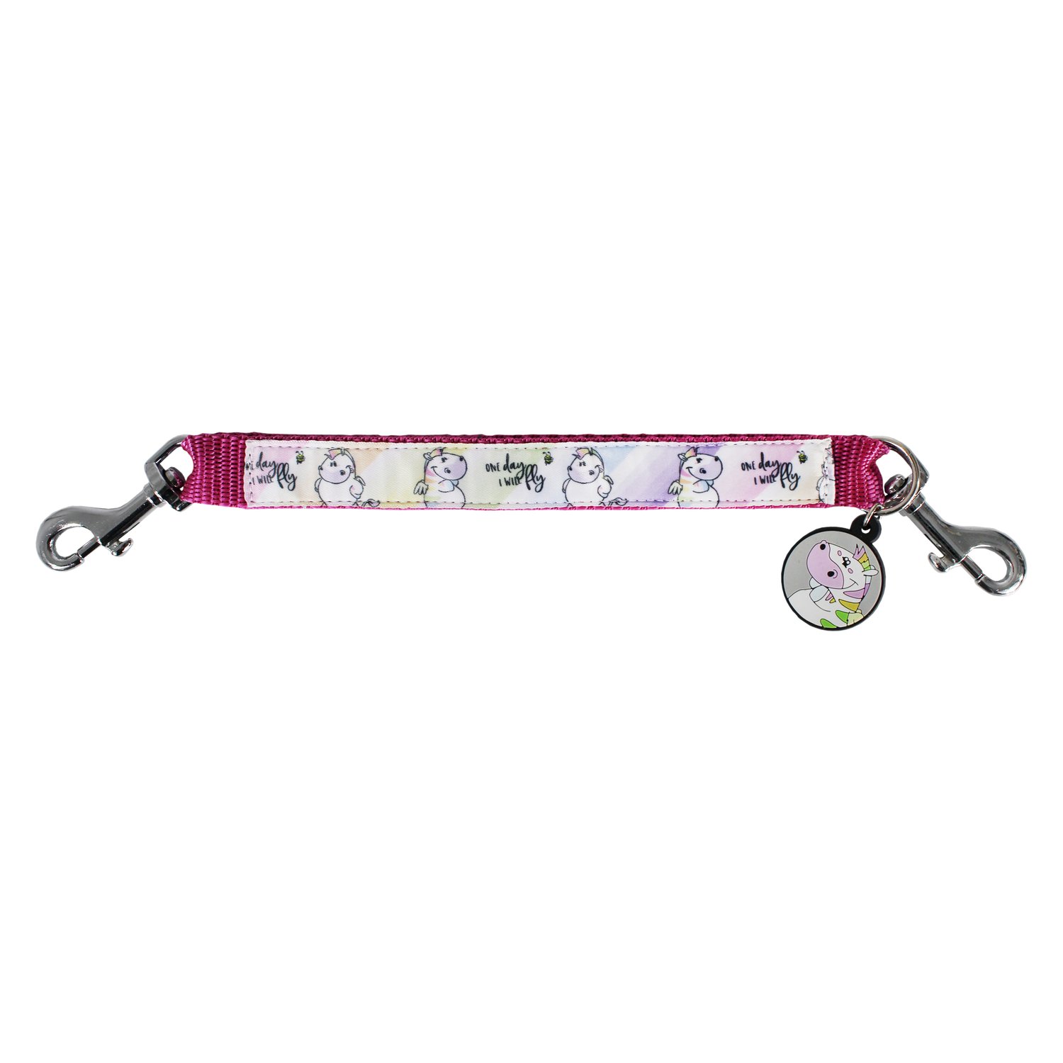 EQUEST Sattelriemen Pummel  - pink/fly