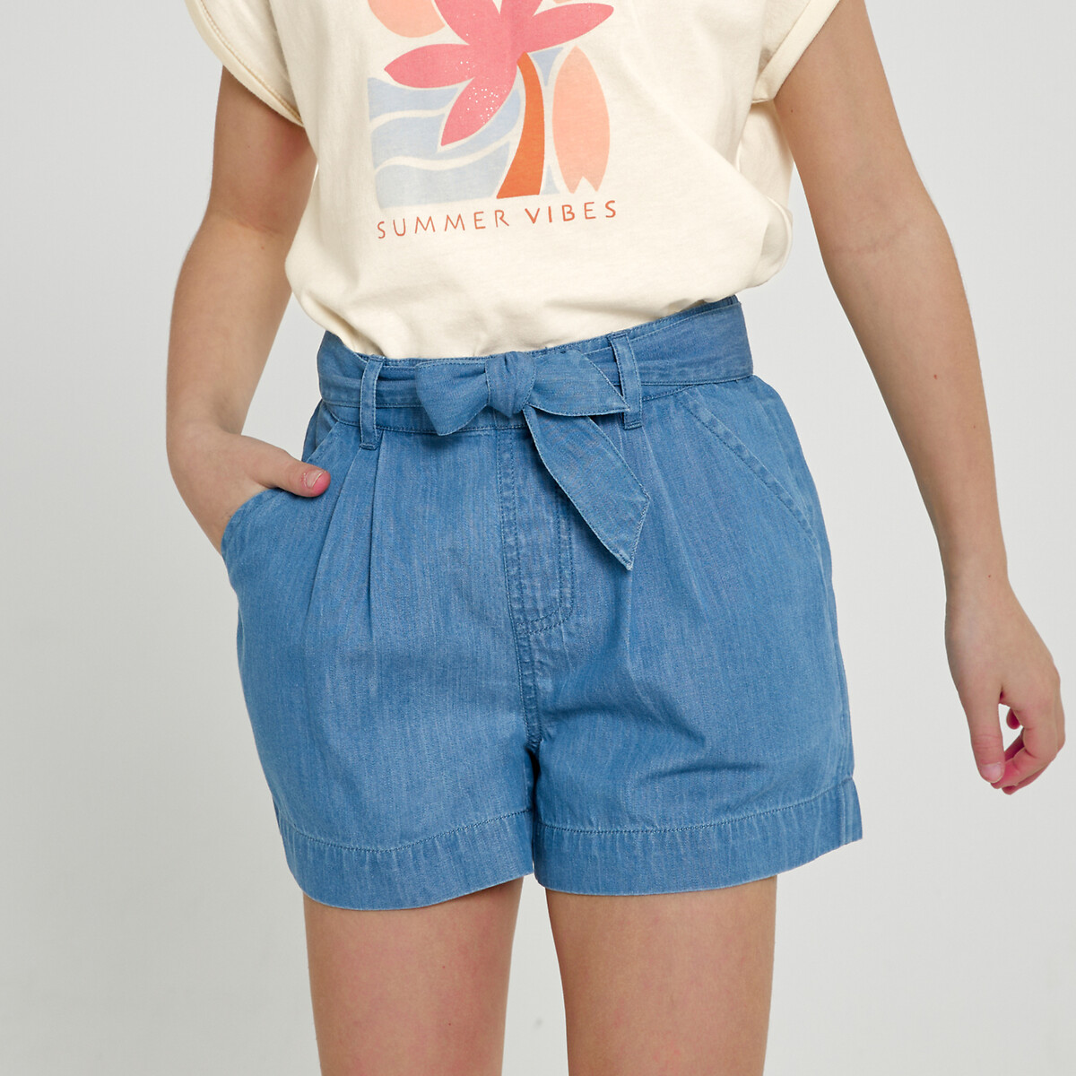 COLEÇÕES LA REDOUTE<br>Calção jeans Lichte
