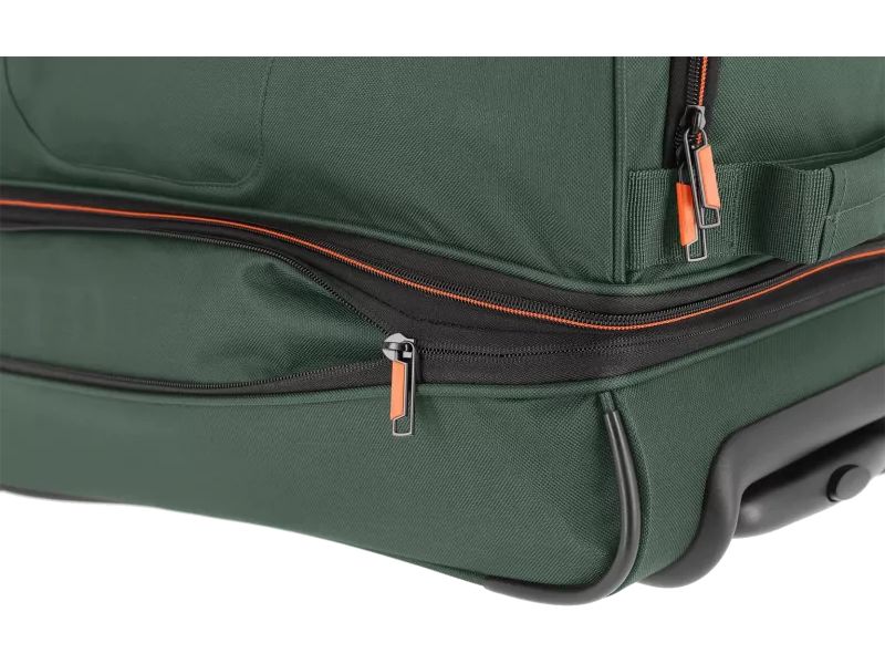 travelite Basics Trolley Reisetasche S erweiterbar, Dunkelg Reisekoffer