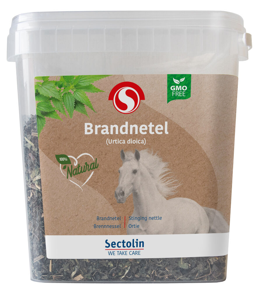 Sectolin Brandnetel Kruid - Weerstandsupplement Paard - 0.5 Kilogram - Emmer
