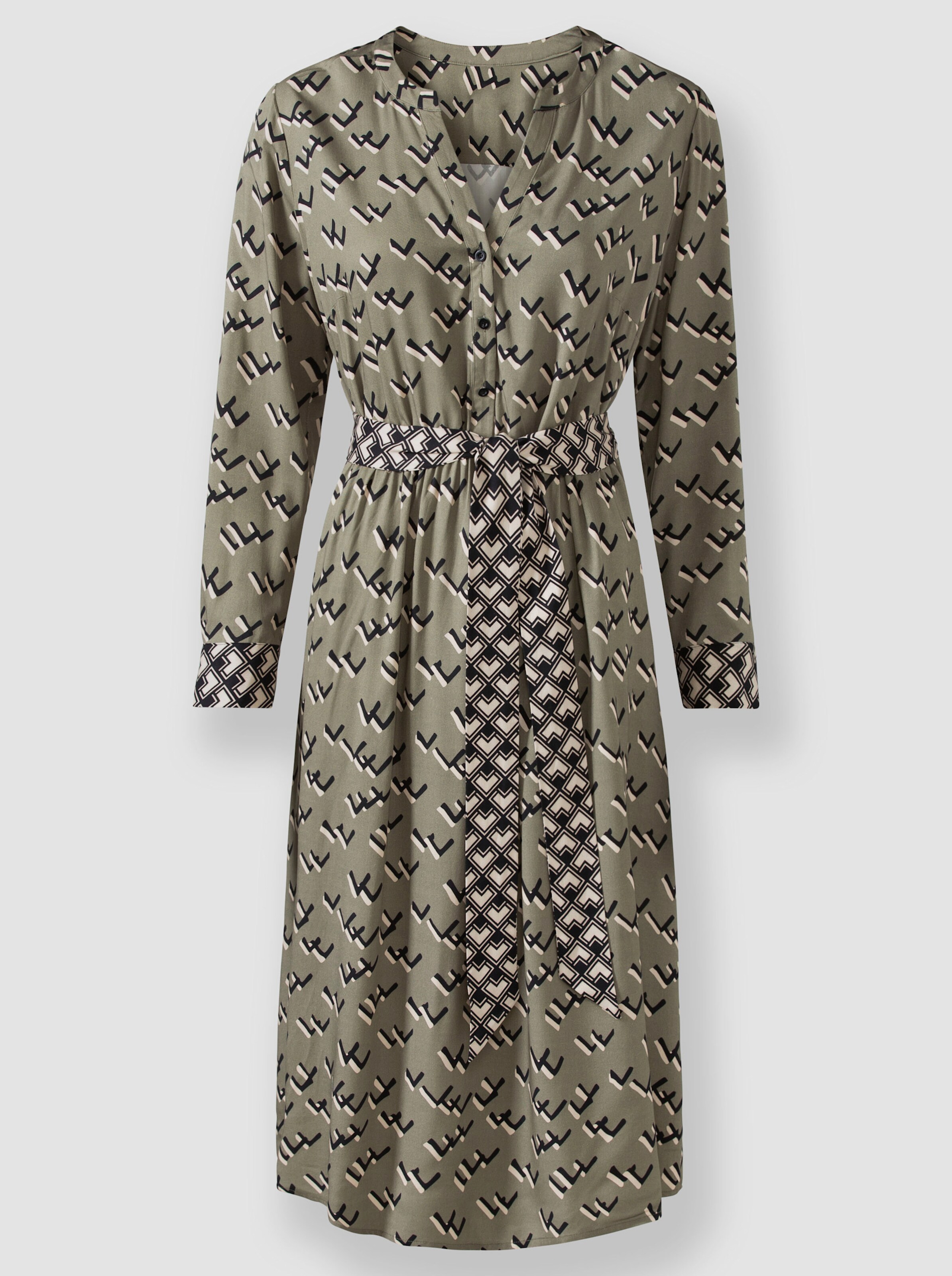 Druck-Kleid