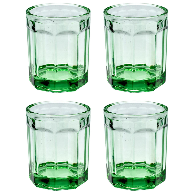 Serax Fish & Fish by Paola Navone glazen 22cl set van 4