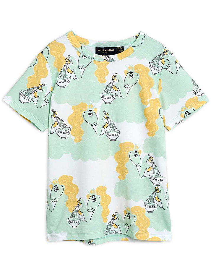 T-Shirt UNICORN NOODLES in grün