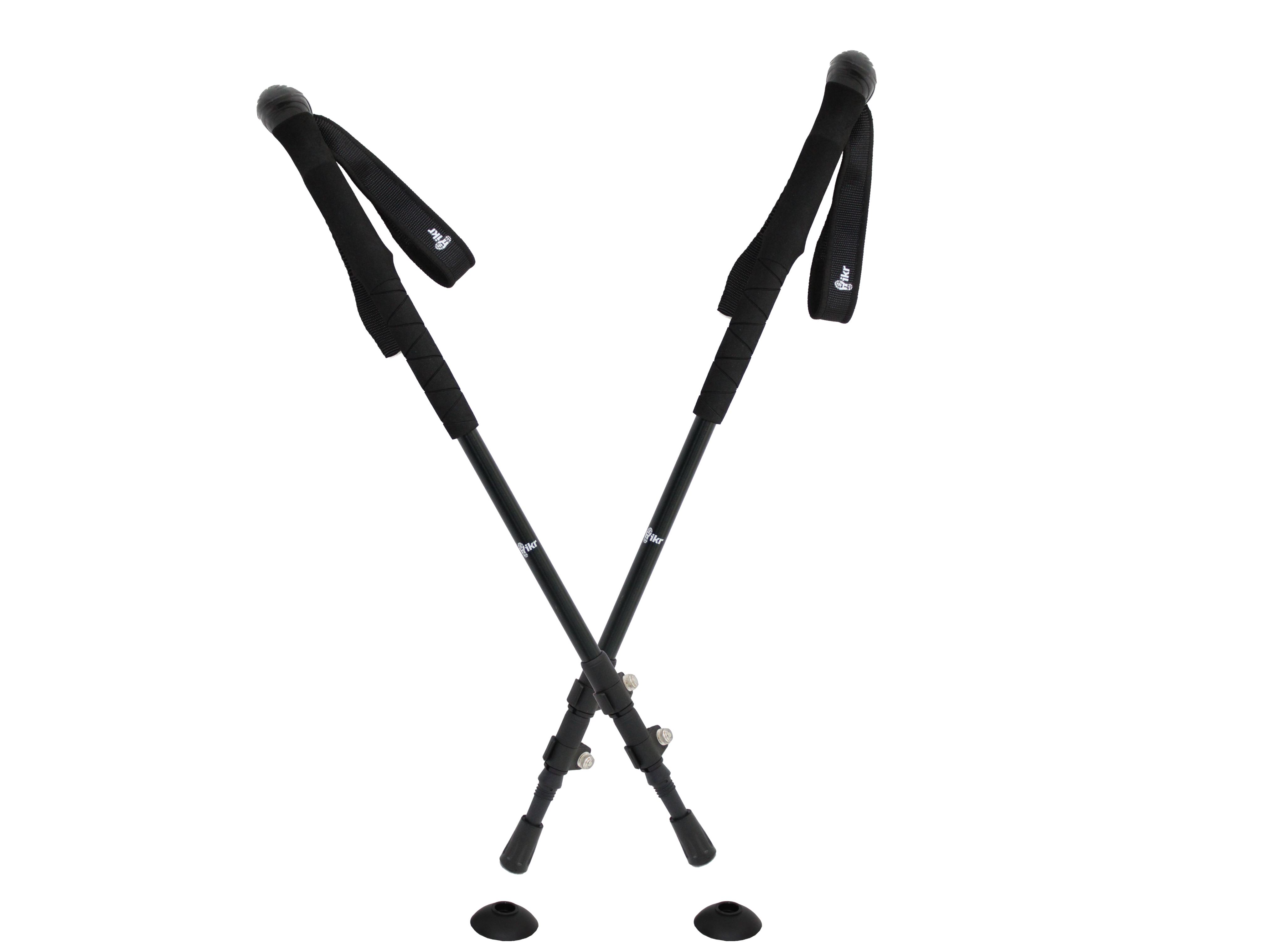 Hikr Wandelstokken - Black