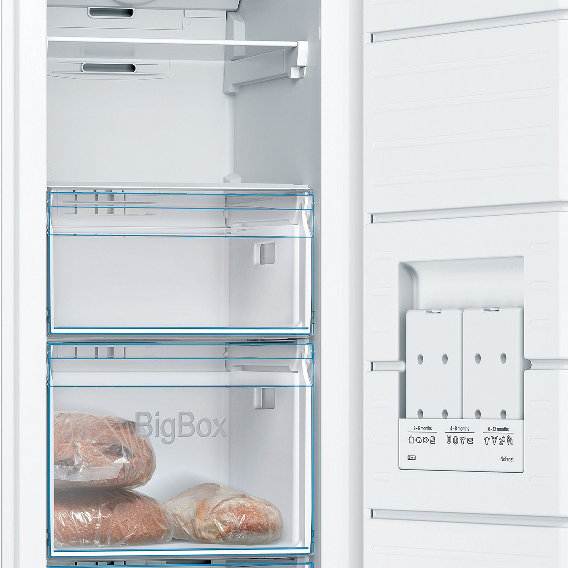 BOSCH Gefrierschrank GSN29VWEP - weiß - E
