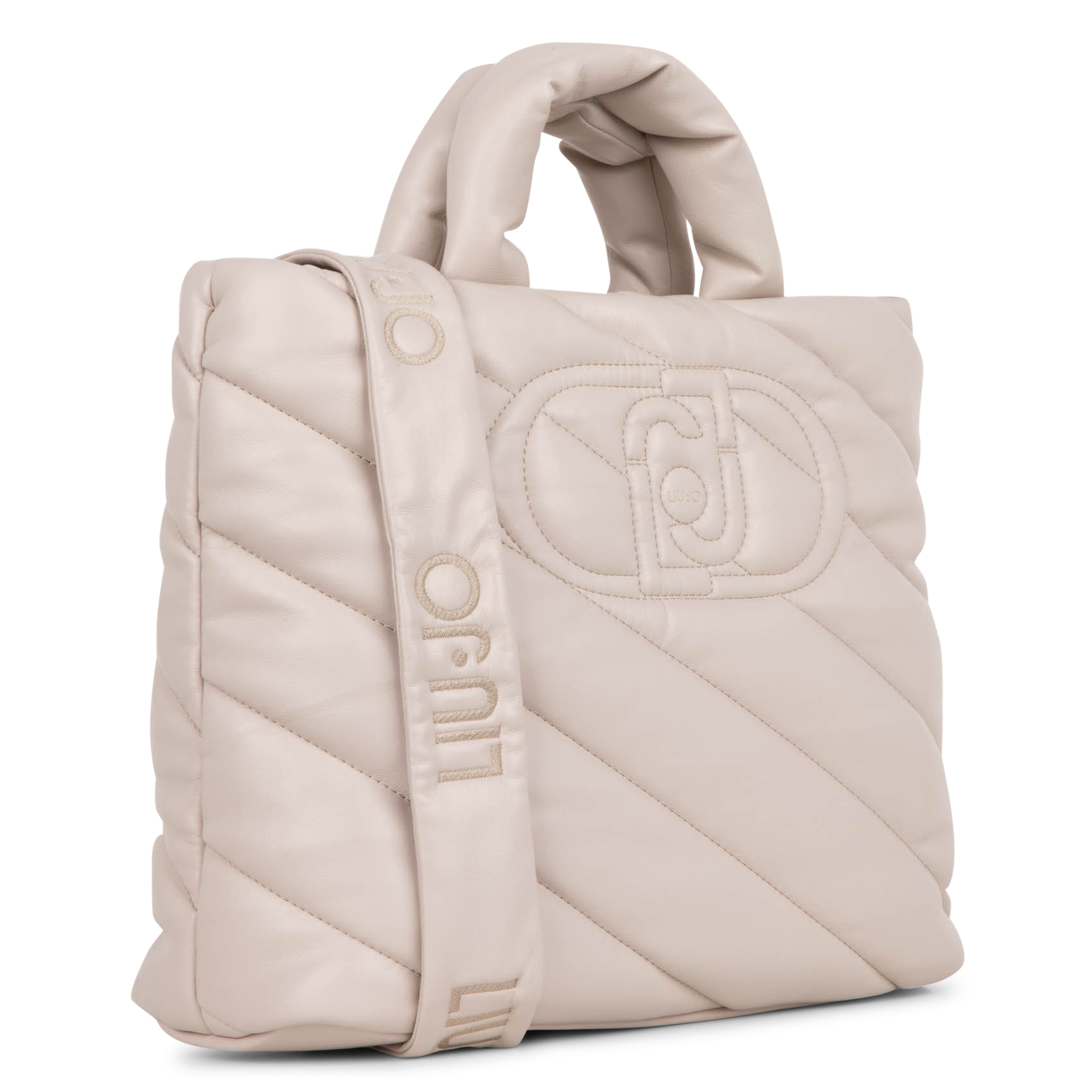 Sac shopper matelassé | Beige