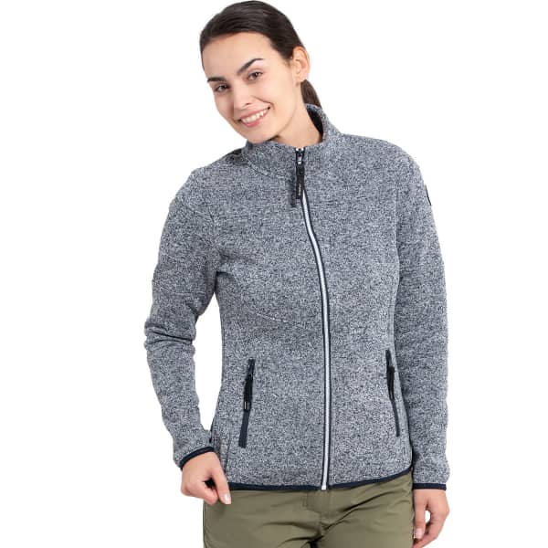 Veste polaire randonnée ICEPEAK ANAHOLA MIDLAYER JACKET W BLEU FONCE