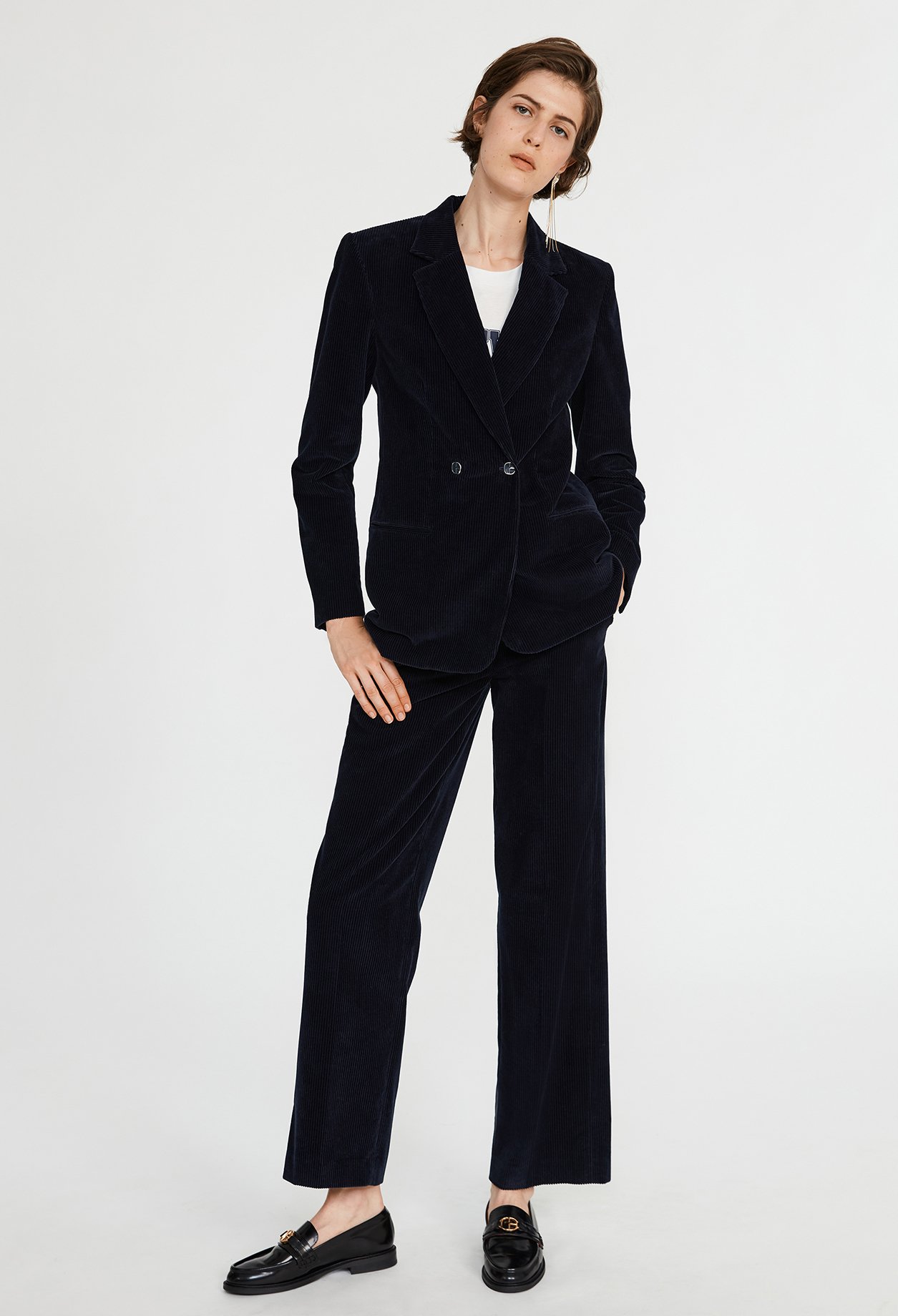 Veste tailleur velours