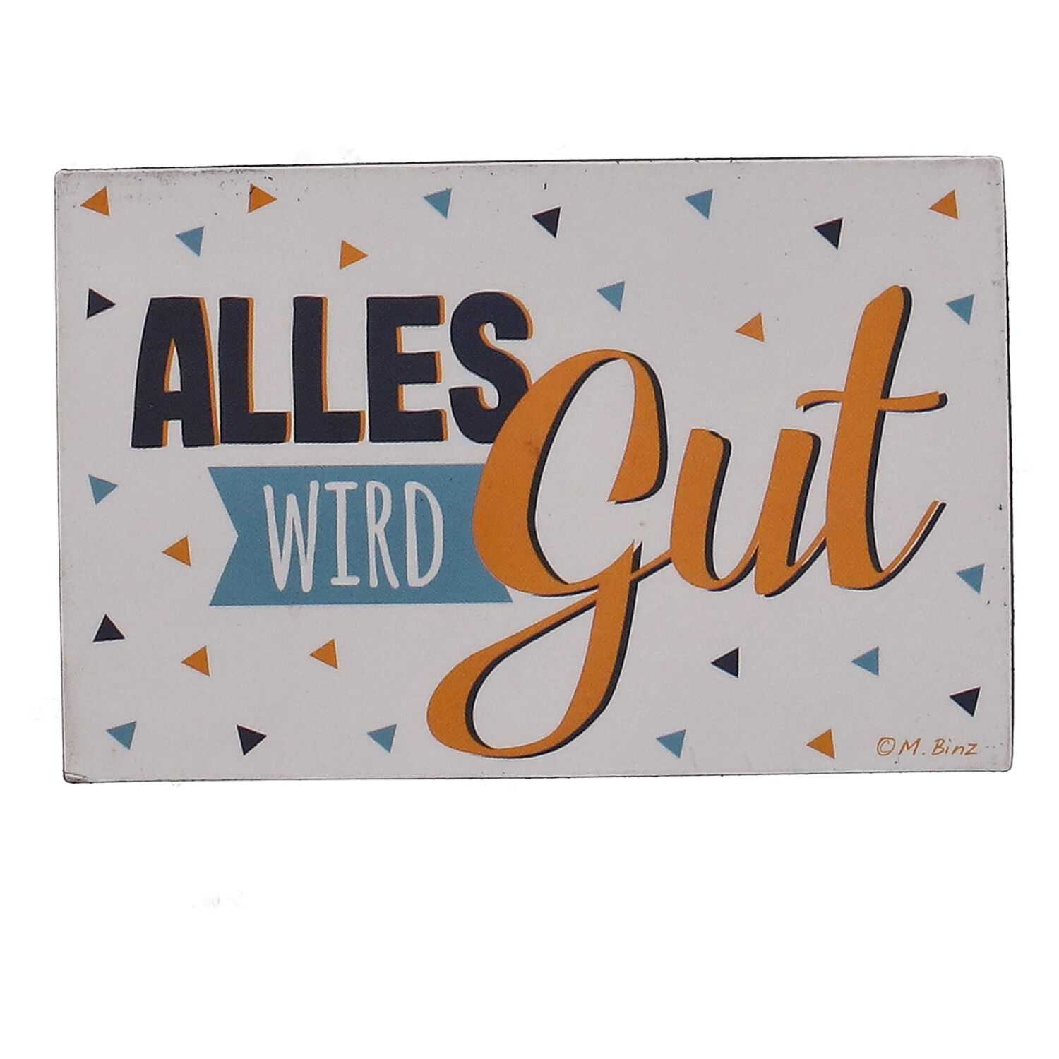 Magnet *Alles wird gut*, 8,5x5,5cm