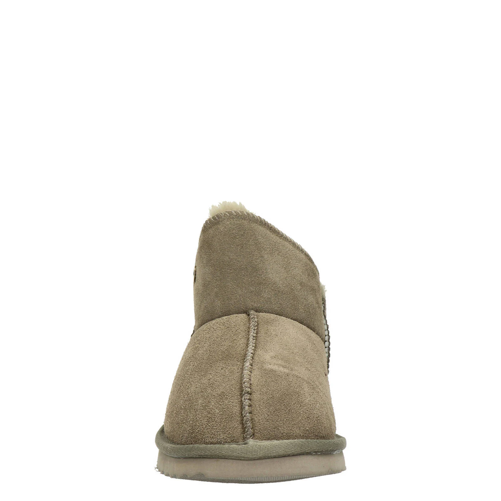 Warmbat Australia Willow suède pantoffels mosgroen