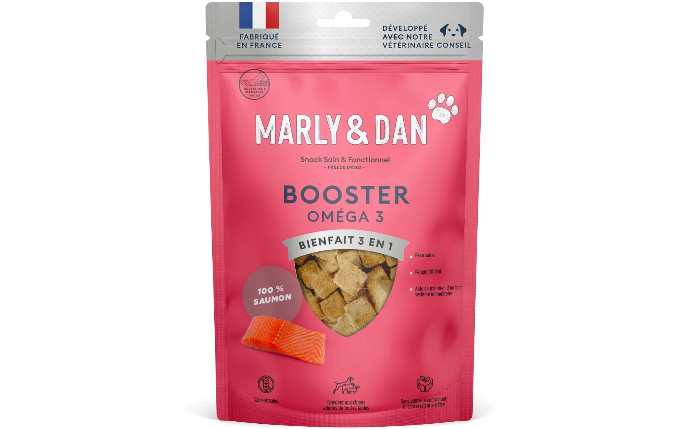 Leckerli Booster Omega 3, 50 gErgänzungsfuttermittel für Hunde und Katzen