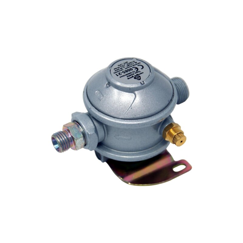 Cavagna Gasdruckregler Typ 424RV 30mbar 1,5kg/h G.13 -> Rohrverschraubung 8mm