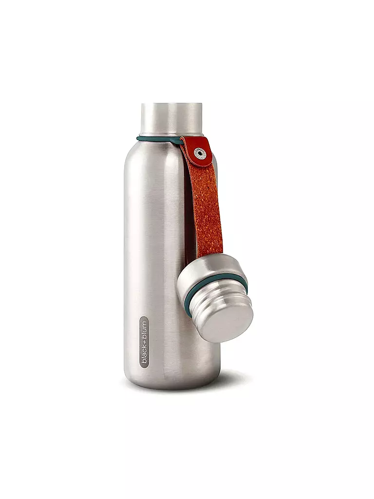 BLACK+BLUM Isolierflasche - Thermosflasche 0,5l Ozean/Edelstah blau