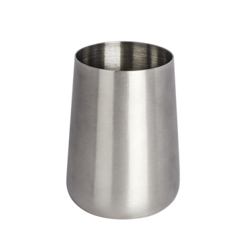Wenko beker Solid mat RVS