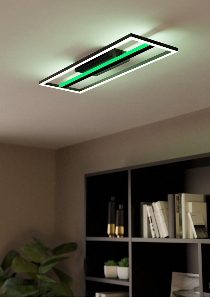 EGLO - Calagrano-Z loftlampe sort L64 - RGB + TW - Zigbee, Bluetooth