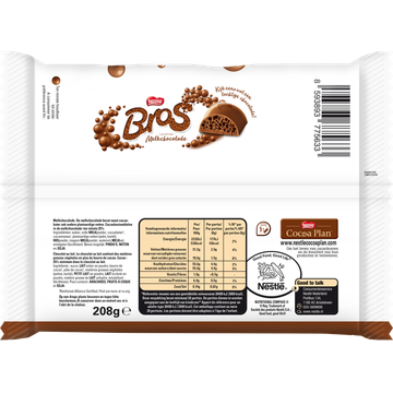 BROS Mini Melkchocolade Uitdeelzak 208 g