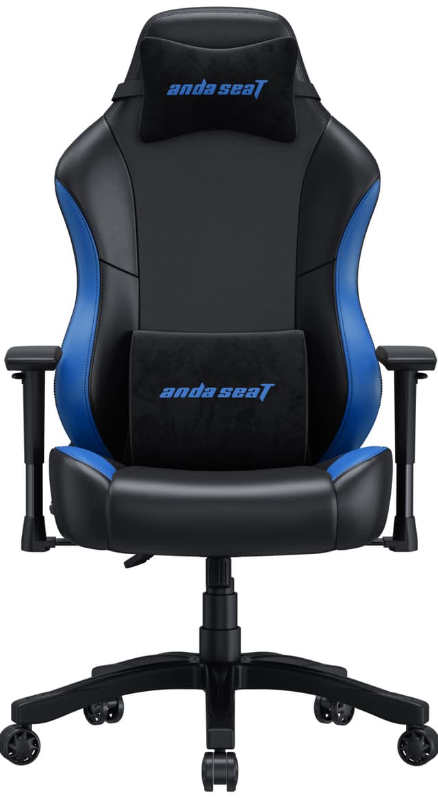 AndaSeat Luna gaming-stol (sort/blå)