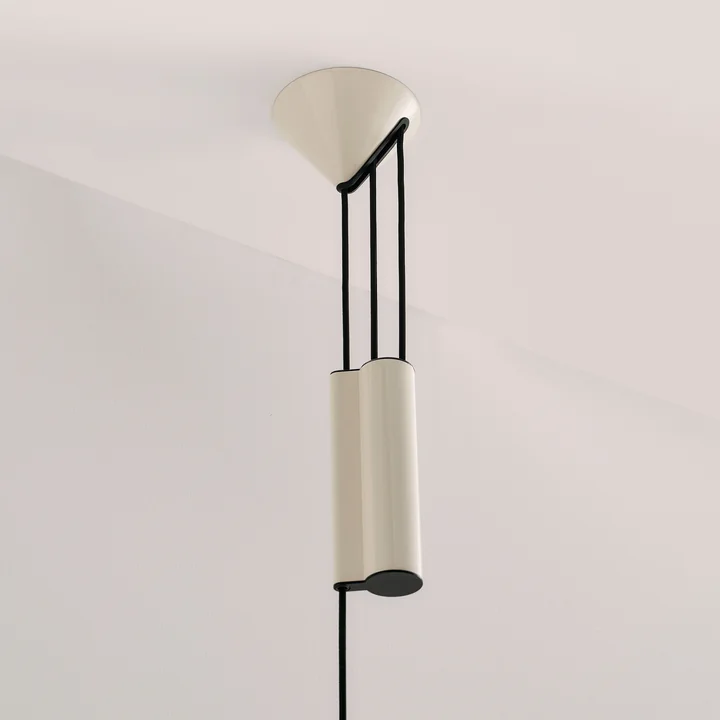HAY - Compass Pendelleuchte, höhenverstellbar, Ø 43 cm, soft black