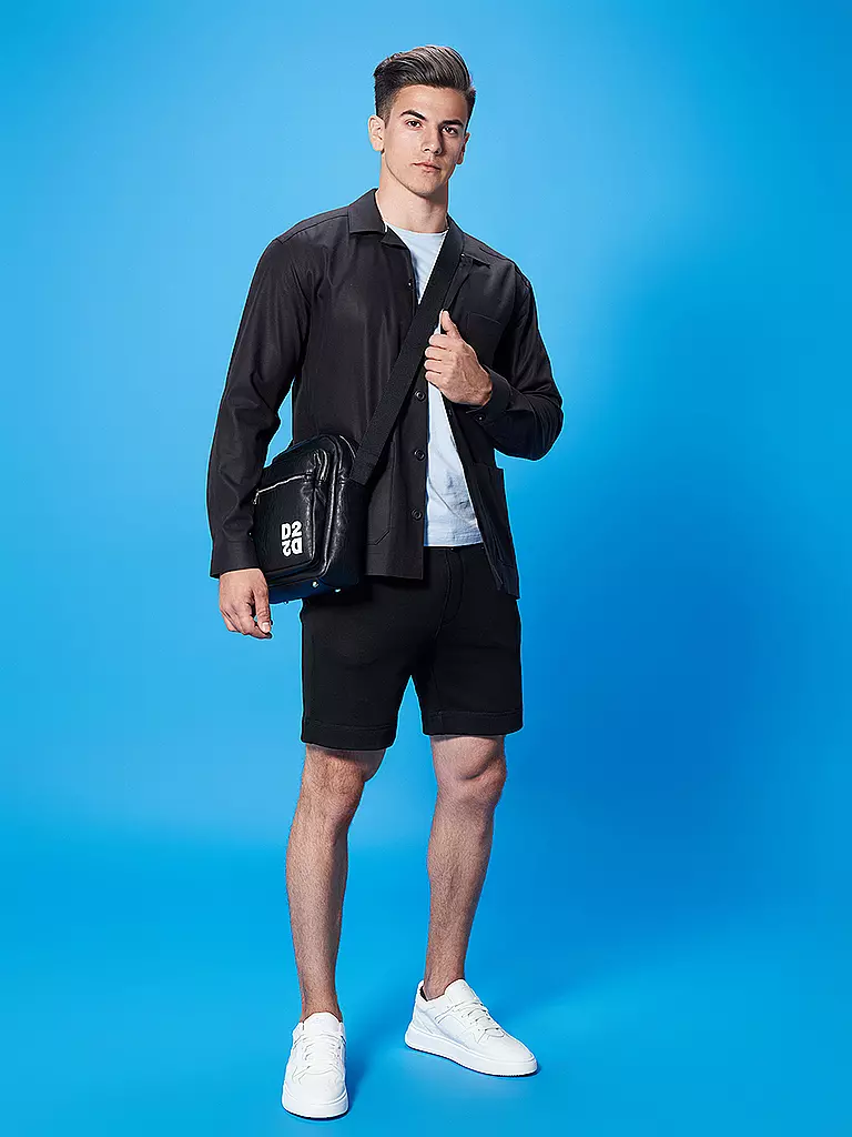 TOMMY HILFIGER Shorts Relaxed Tapered HARLEM 1985 schwarz