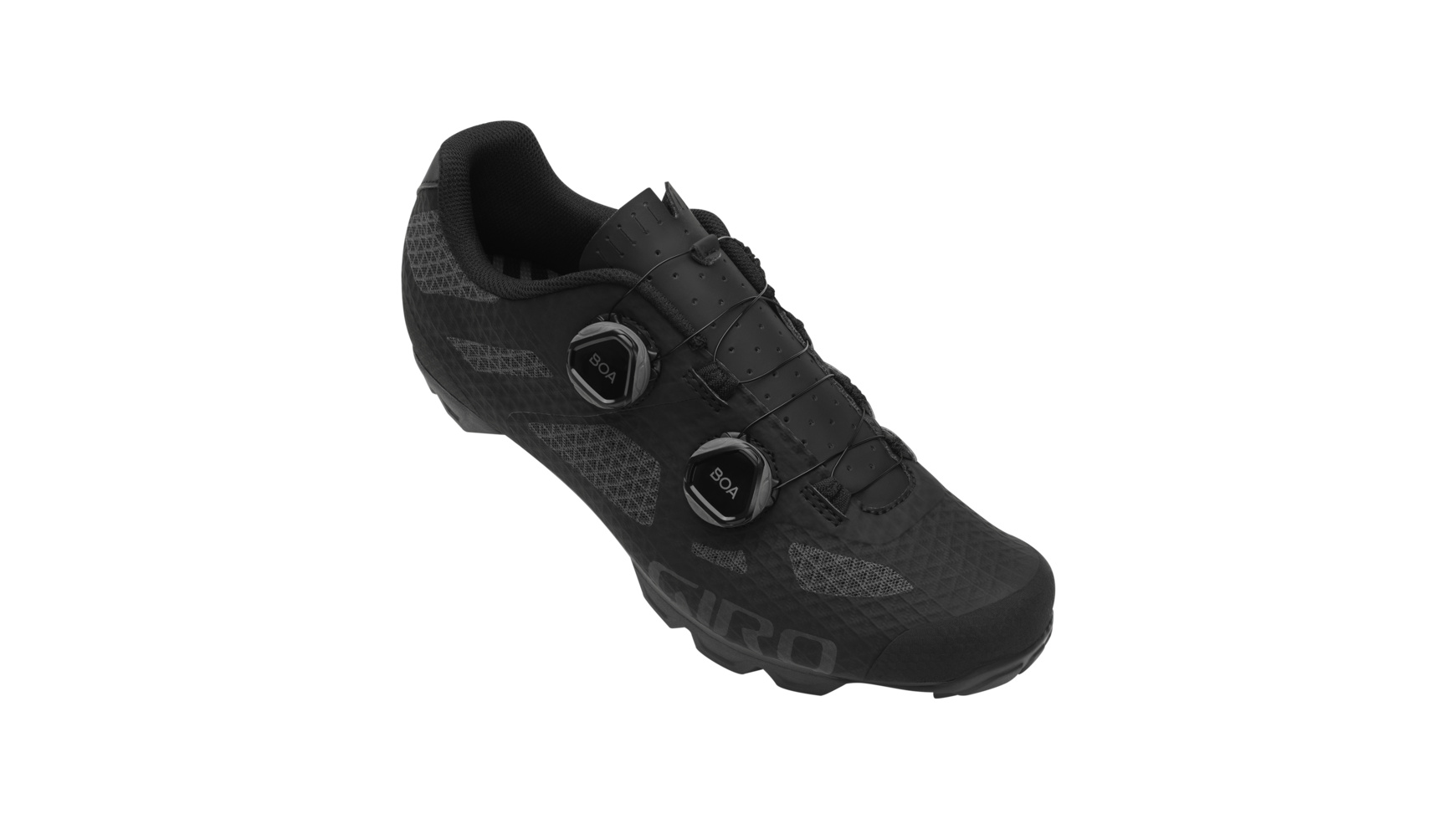 Giro Sector Mountainbikeschoenen Zwart/Donkergrijs Heren