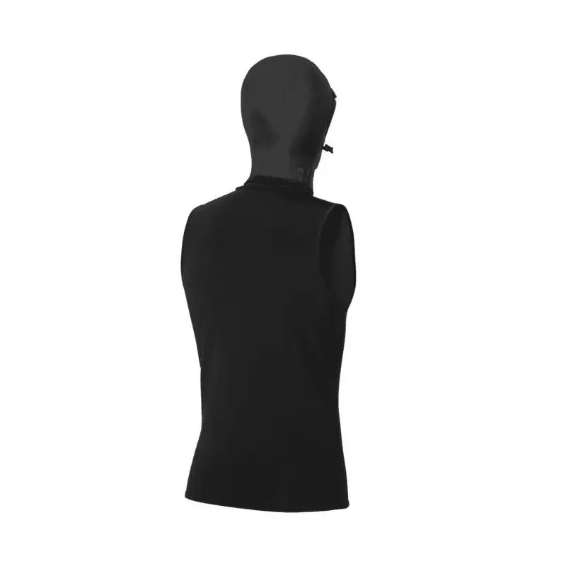 Top néoprène avec cagoule MYSTIC Neoprene Top with hood 3/2mm Black