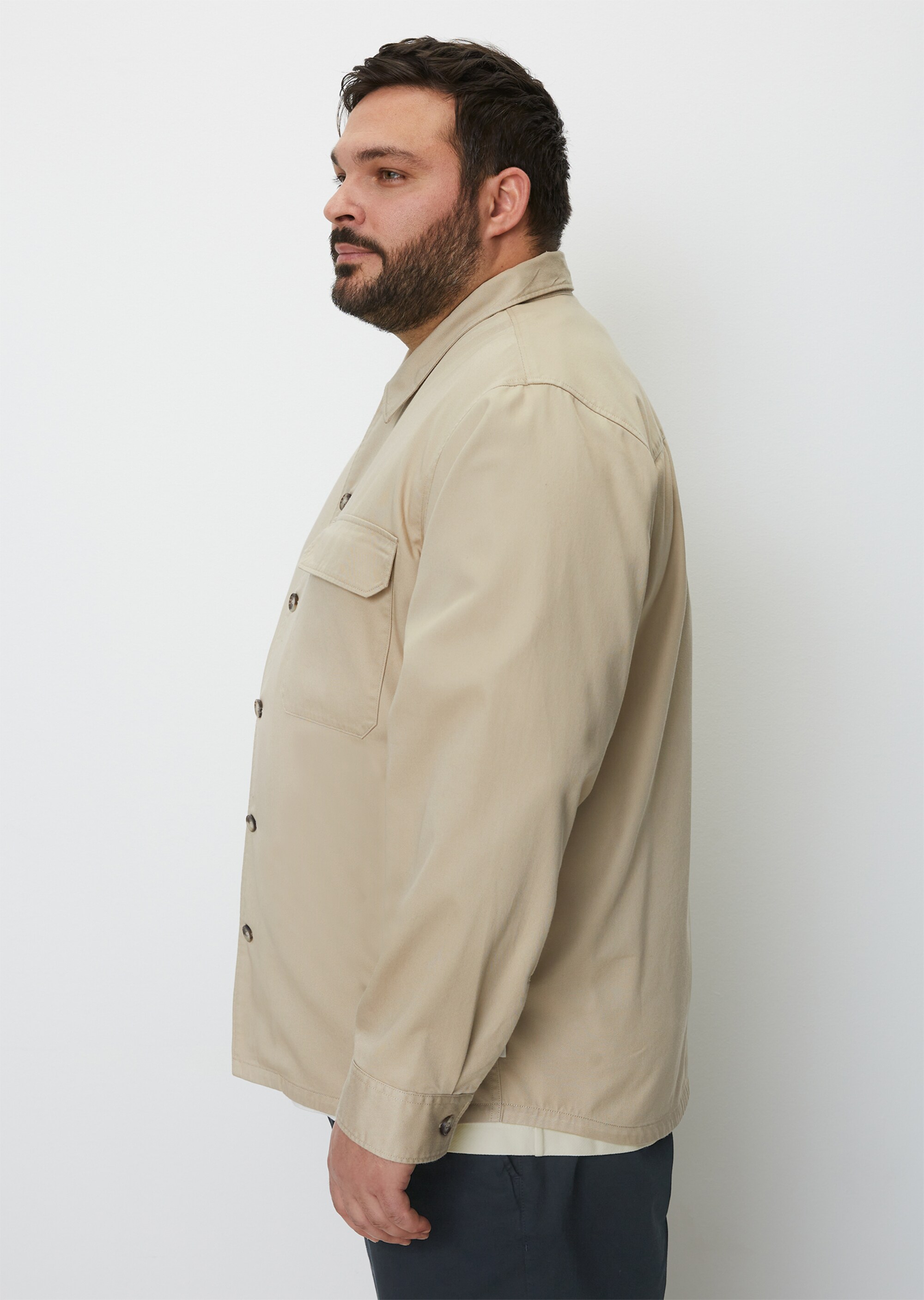Overshirt aus Bio-Baumwolle und Lyocell