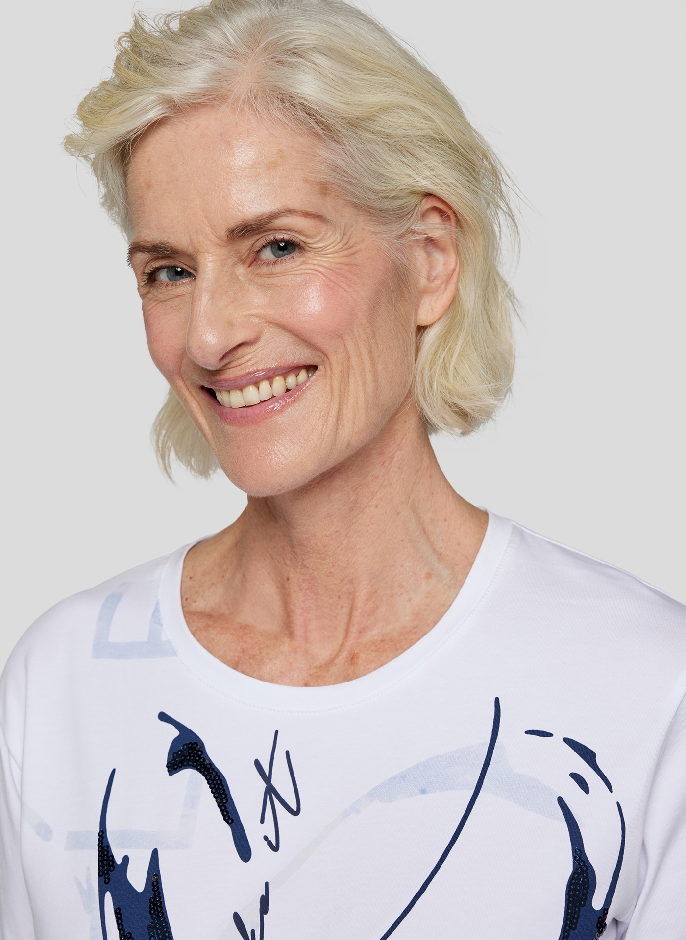Rabe Print-Shirt , mit Pailletten