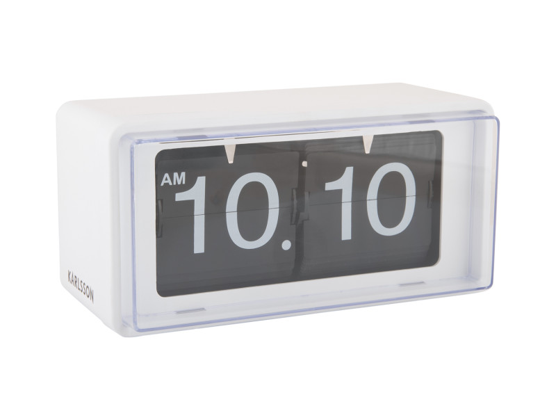 Wall/Table Clock Retro Boxed Flip KA6055GR Jungle green