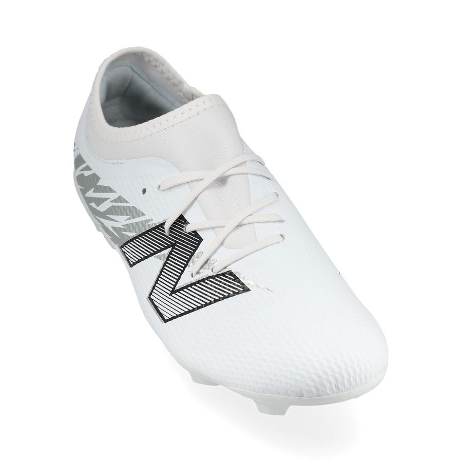 New Balance Furon V8 Team FG 10 Year - Blanc/Noir Enfant