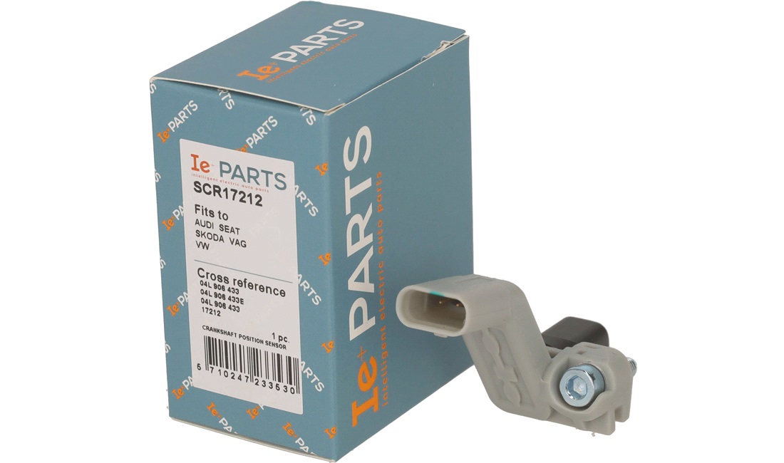 Impulsensor, krumtapaksel
