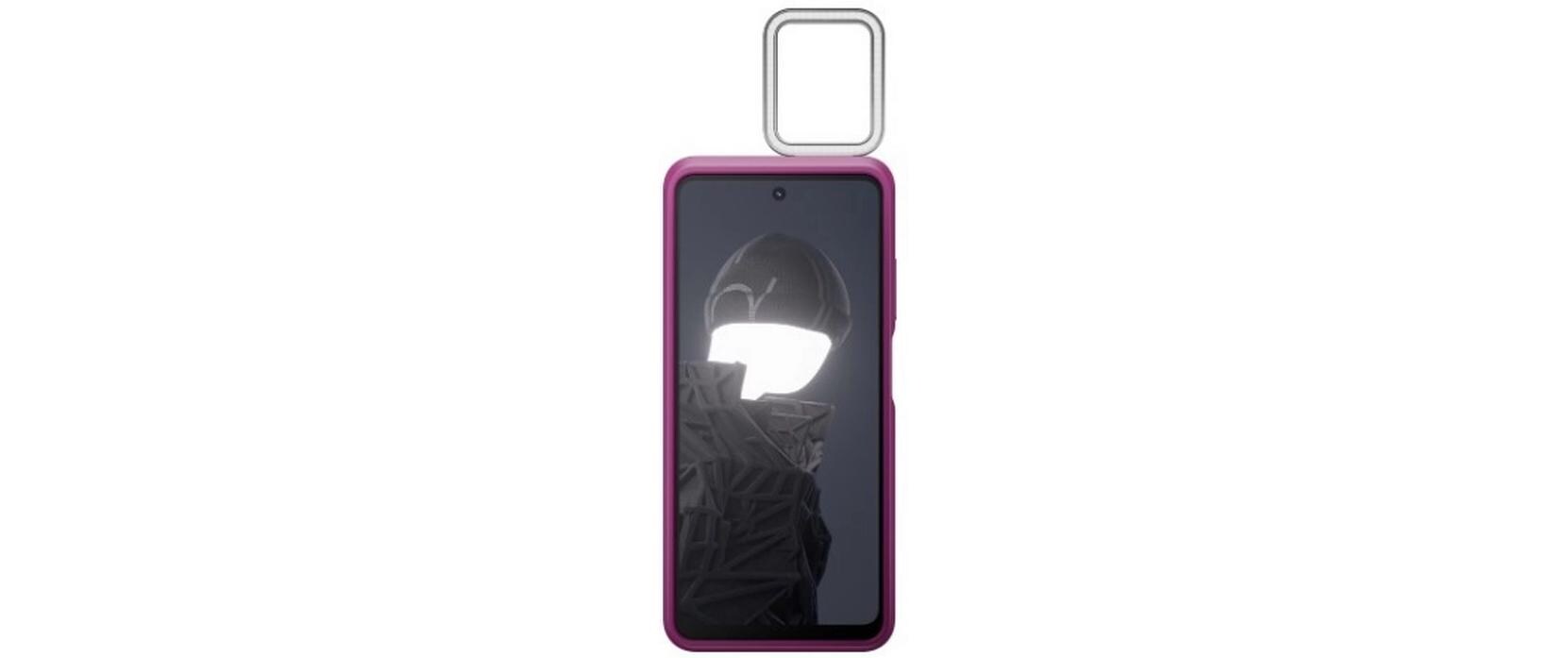 Back Cover Hard-Cover Fusion PinkSchutzhülle mit LED-Lichtring für das HMD Fusion mit MagSafe Lademöglichkeit