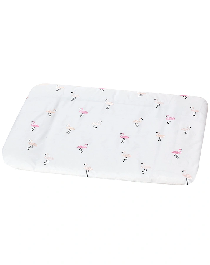 Wickelauflagen-Bezug FLAMINGO (70x85) in weiß