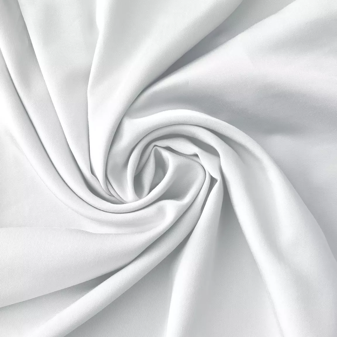 Taie d'oreiller rectangulaire satin de bambou (50 x 70 cm) Salomé Blanc chantilly