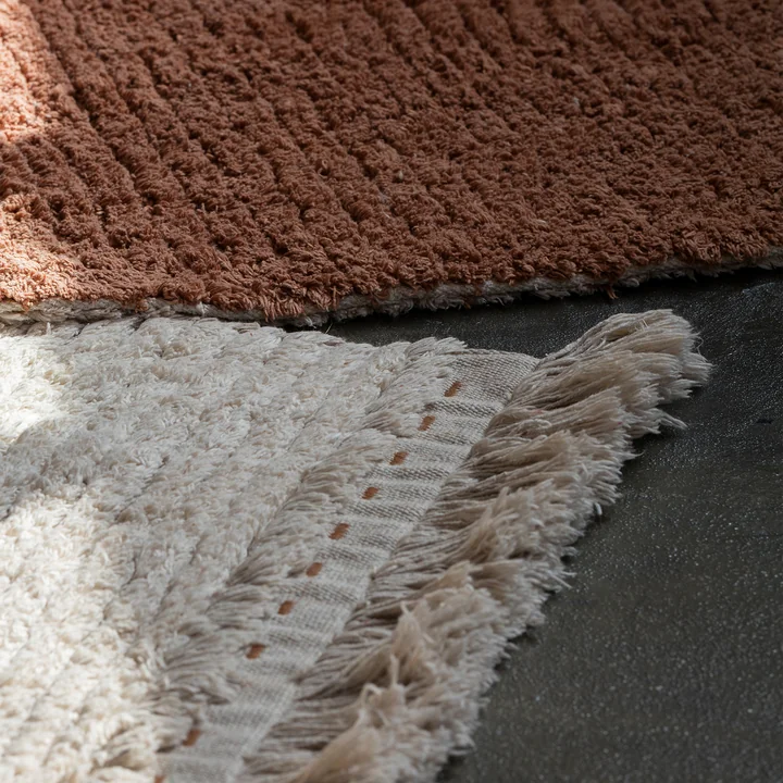 Lorena Canals - Duetto Wendeteppich, 80 cm x 230 cm, toffee