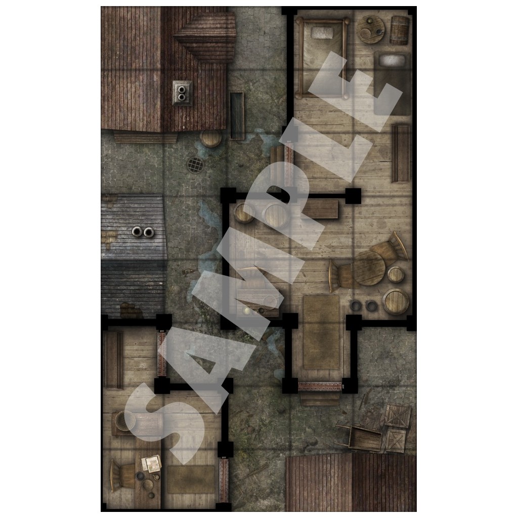 Pathfinder Map Pack: Slum Quarter Alleys