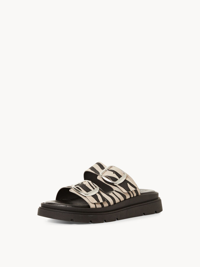 Leren Slipper - zwart